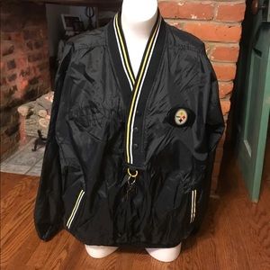 Vintage Pittsburgh Steeler Pull Over Jacket